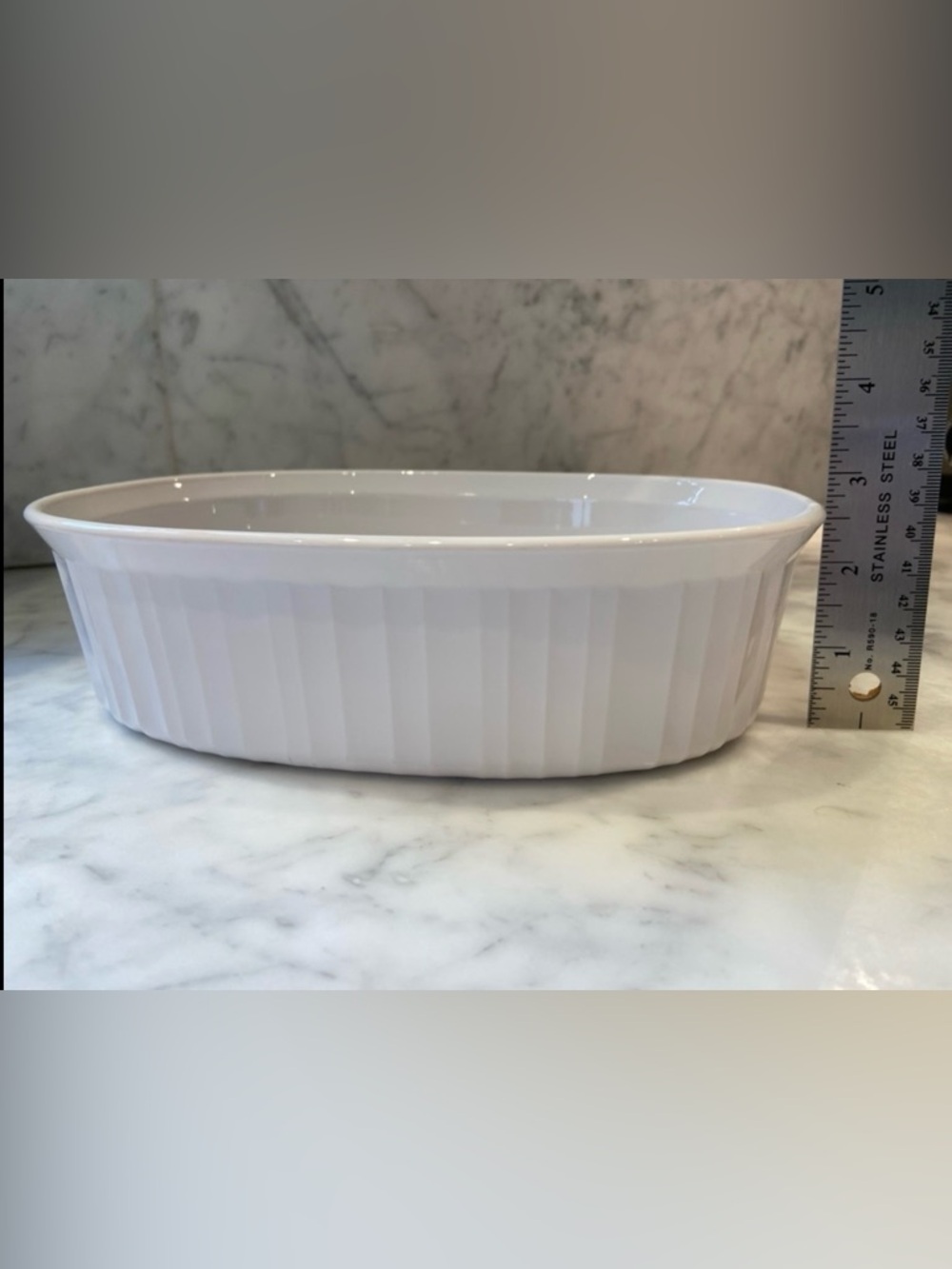 Corning White Ceramic Oval Baking Dish - Home Accents - Picture 4 of 5